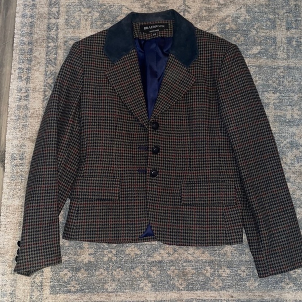 Braeebrook Vintage Blazer 
100 wool - size 7/8 - 
made in Ukraine - Picture 3 of 9